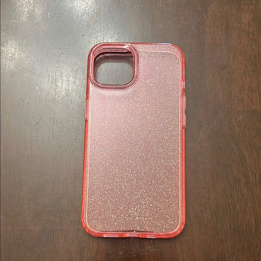Glittery Pink iPhone 14 Case